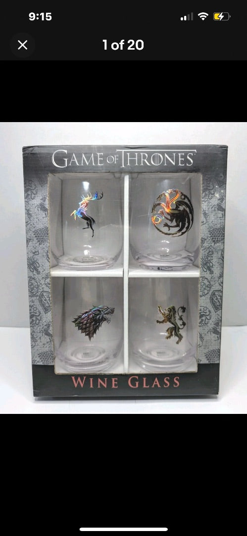 Game of Thrones Tumbler set