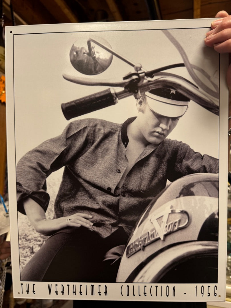 Motorcycle Elvis Sign