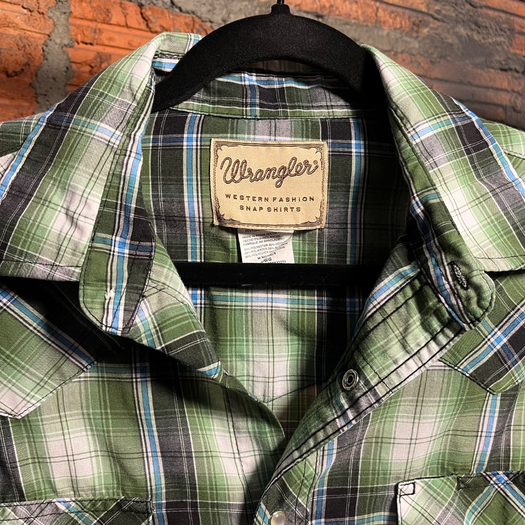 Wrangler Pearl-Snap Shirt, L