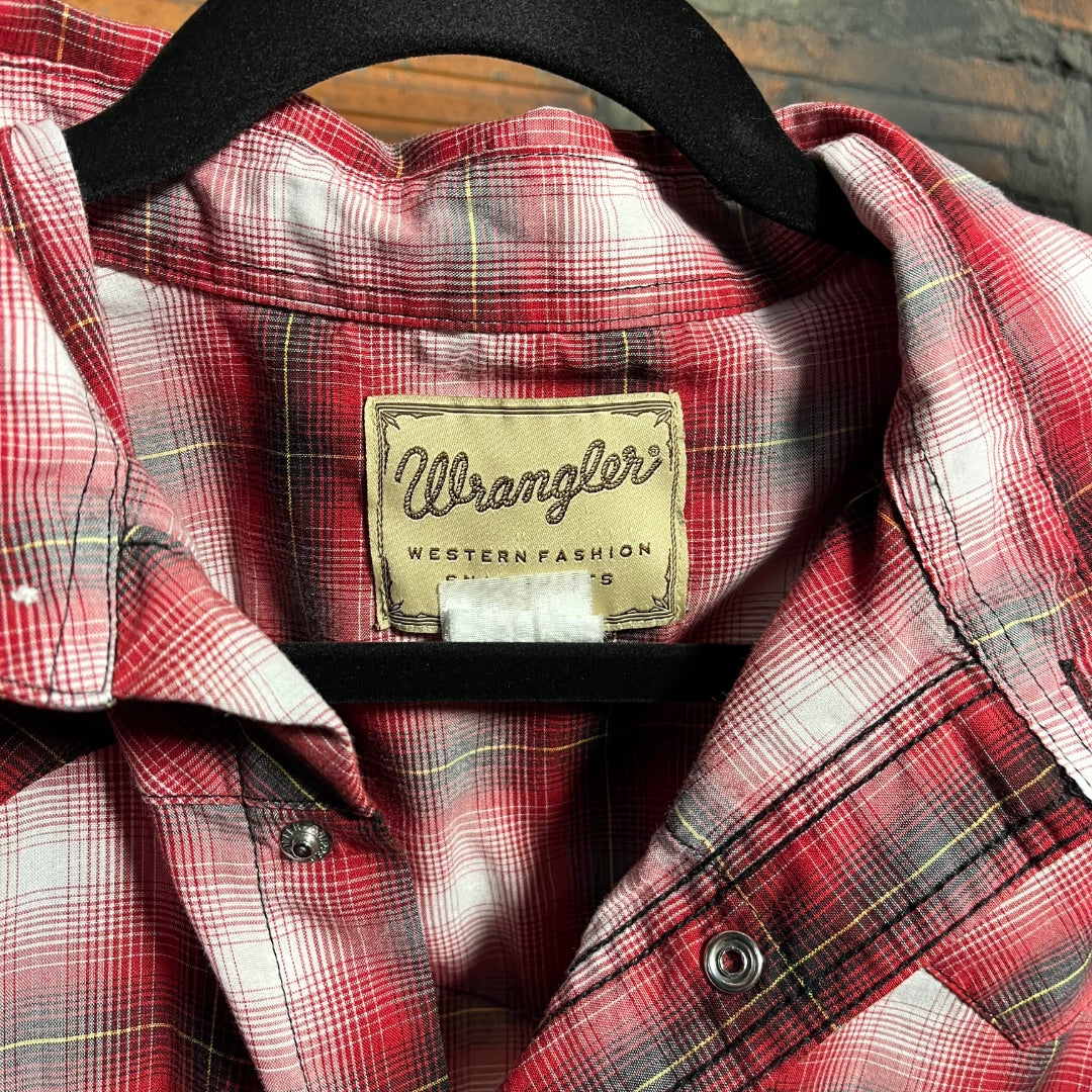 Wrangler Pearl-Snap Shirt, L