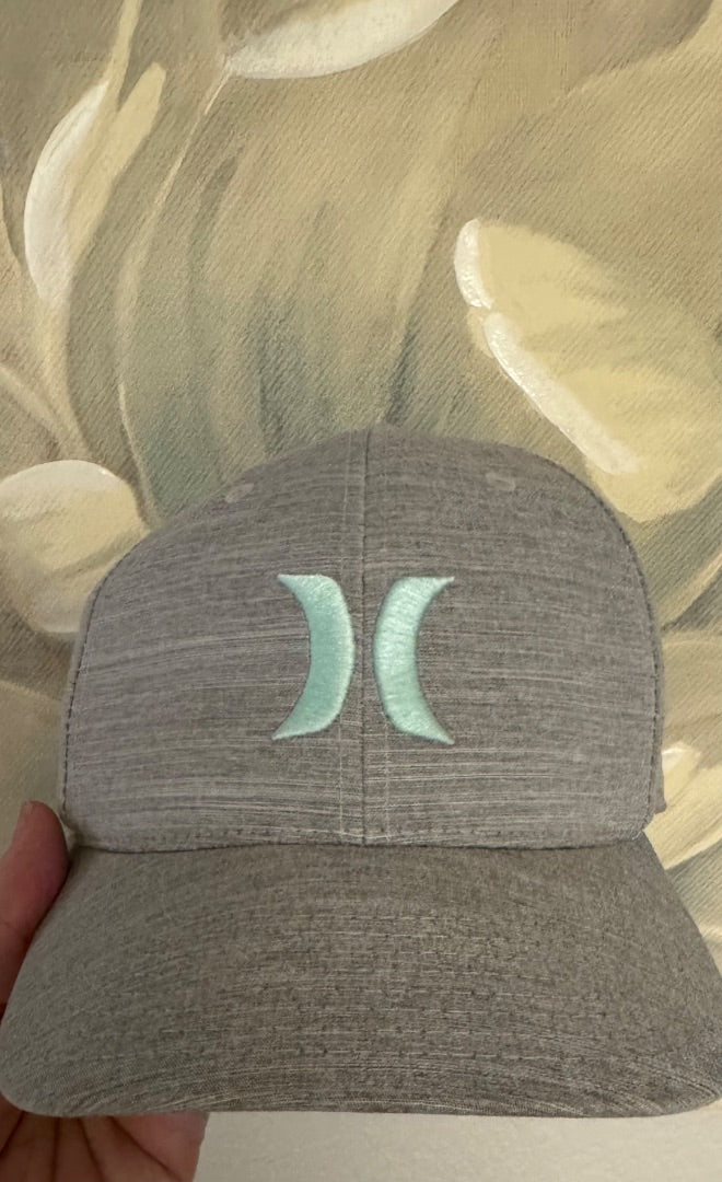 Grey & Teal Hurley Men’s Ball Cap