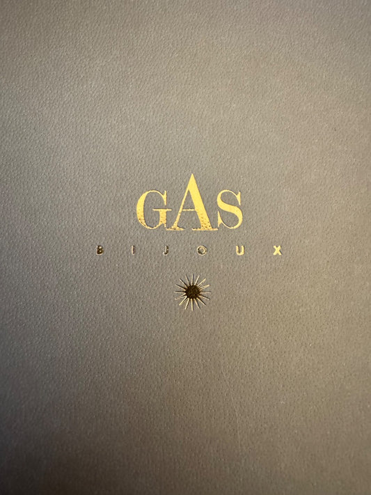 Gas Bijoux Sao Feather Gold earrings in box