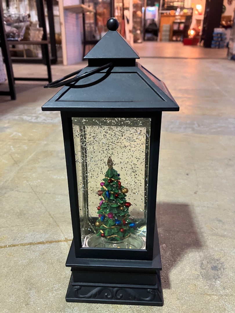 Clear No brand Light up Tree Snow Globe Lantern, 10
