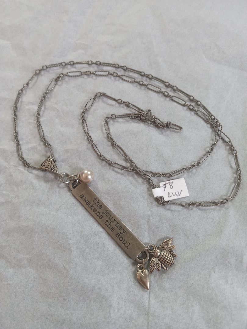 Silver Journey pendant necklace