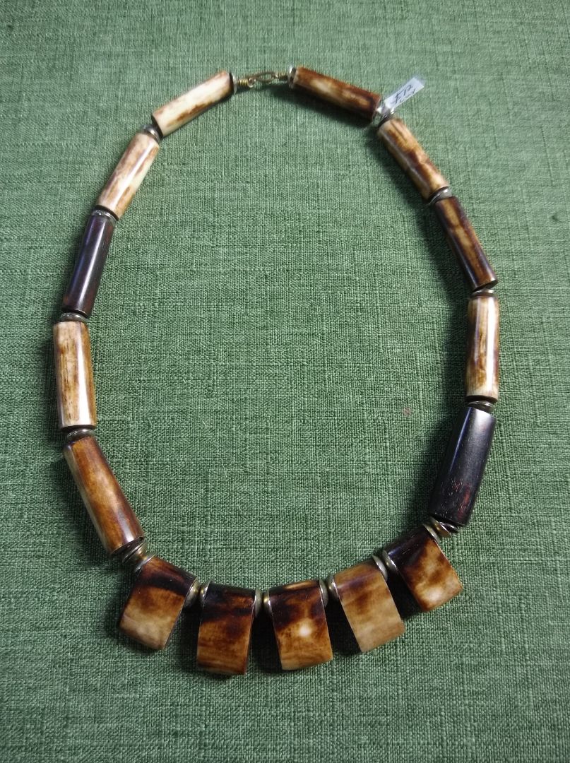 Brown Bone necklace