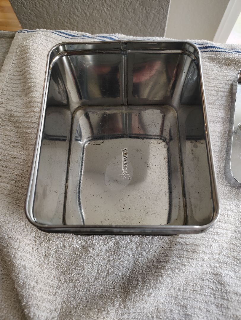 silver MCM Tea Canister, see pics