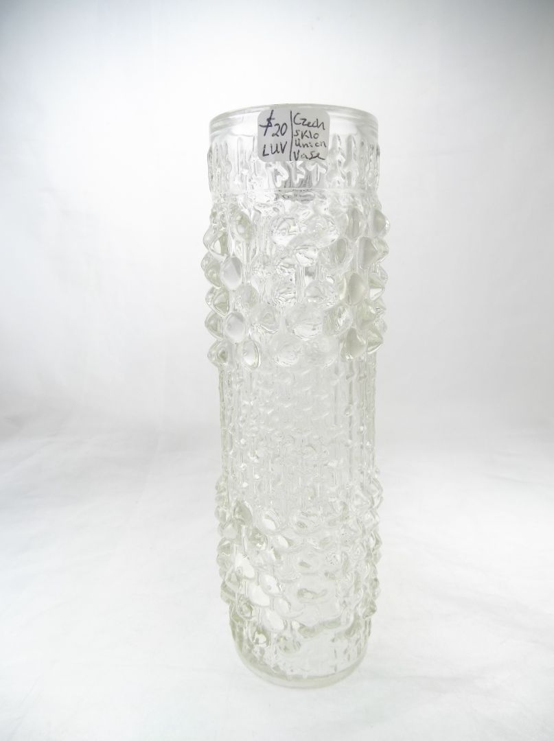 Czech Sklo Union Vase Modernist Glass