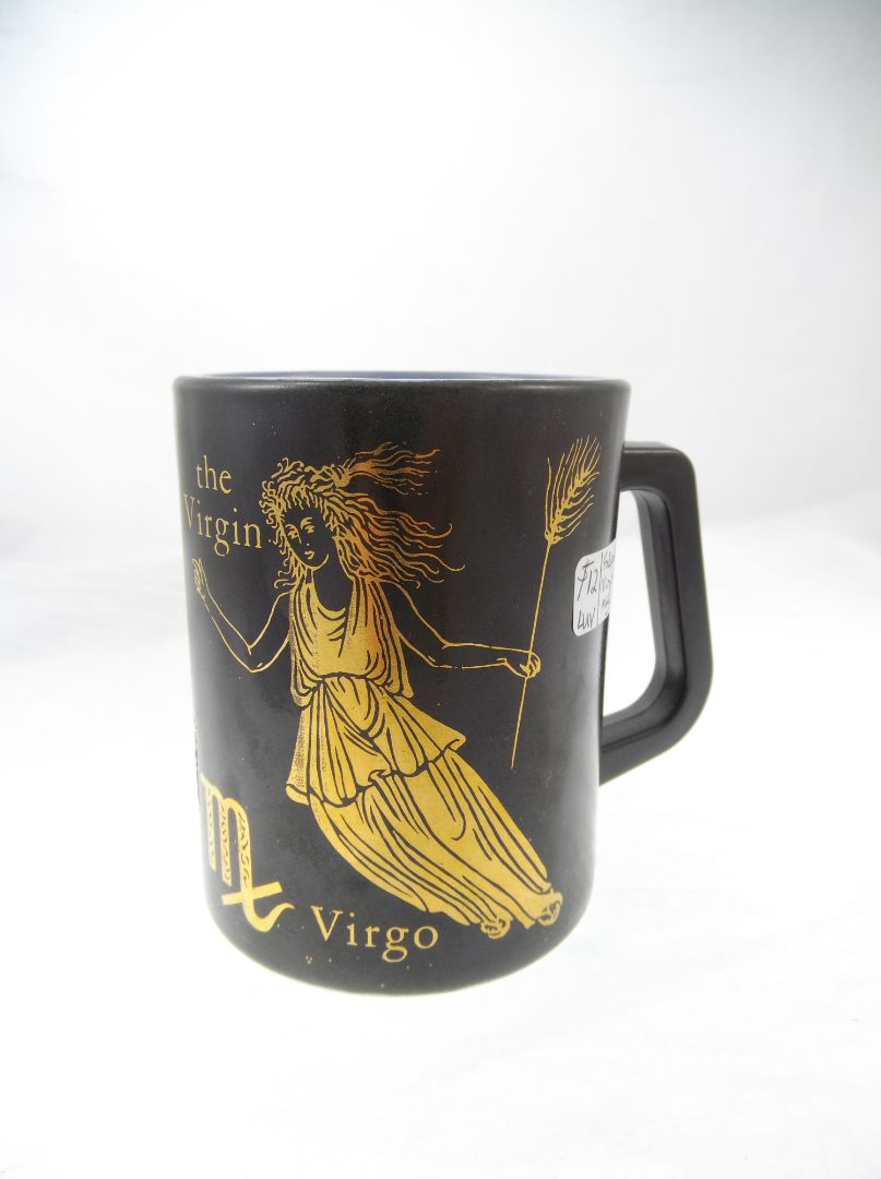 Federal Glass Vintage Virgo zodiac mug