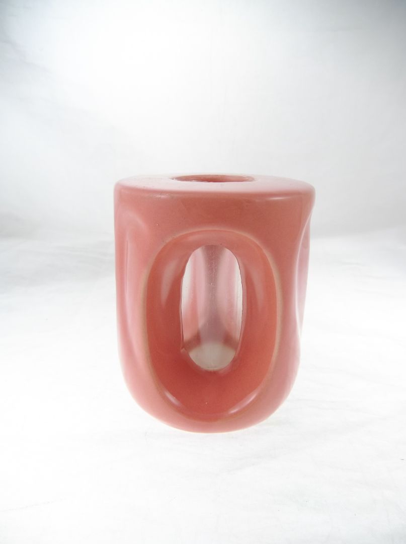 Pink modern bud vase