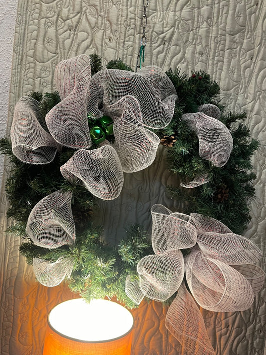 White Door sized wreathe, 24"