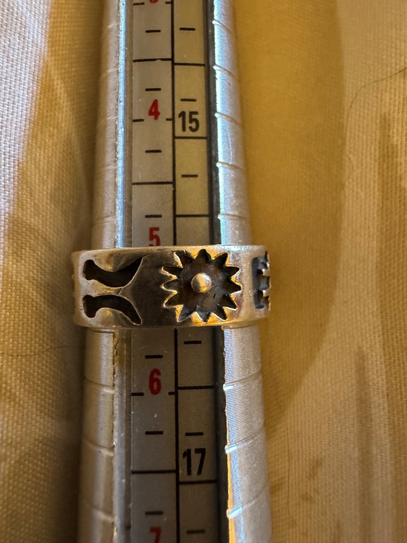 Stamped ring 925 ring 5 1/2