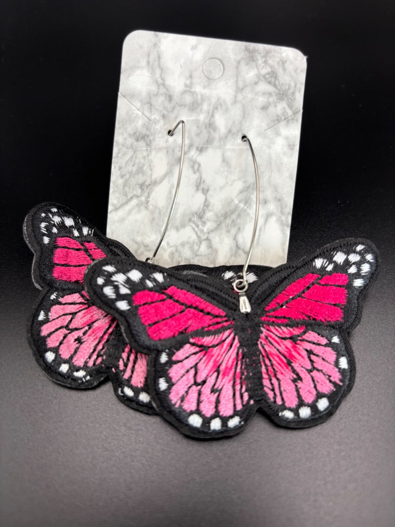Rosa Butterflies earrings