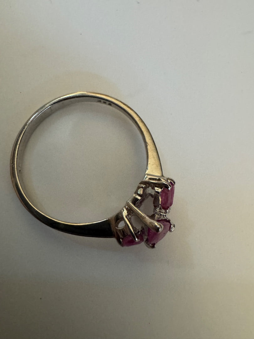 Ruby multi stone ring 9 1/2