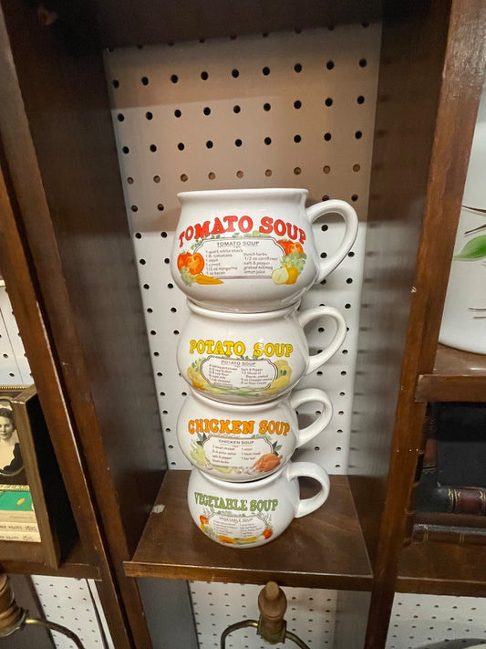 70s soup recipe mug
