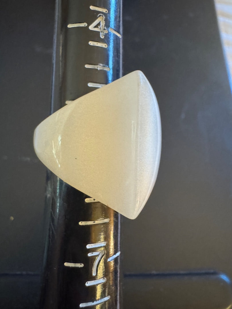 Ivory Square Resin? ring 5 1/2