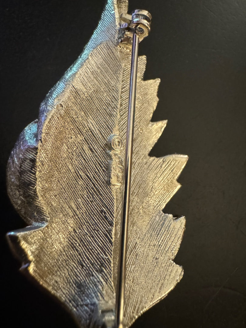 Vtg Silver Tone ?Possible Coro Pegasus brooch (hallmark not clear)
