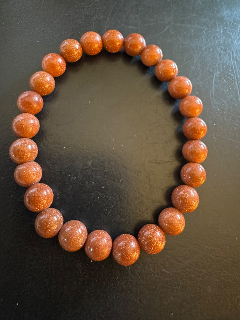 Sunstone stretchy bracelet