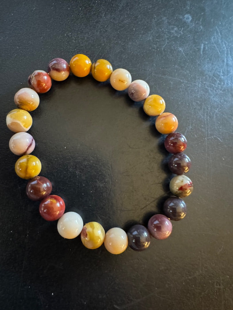 Mookaite Jasper? stretchy bracelet