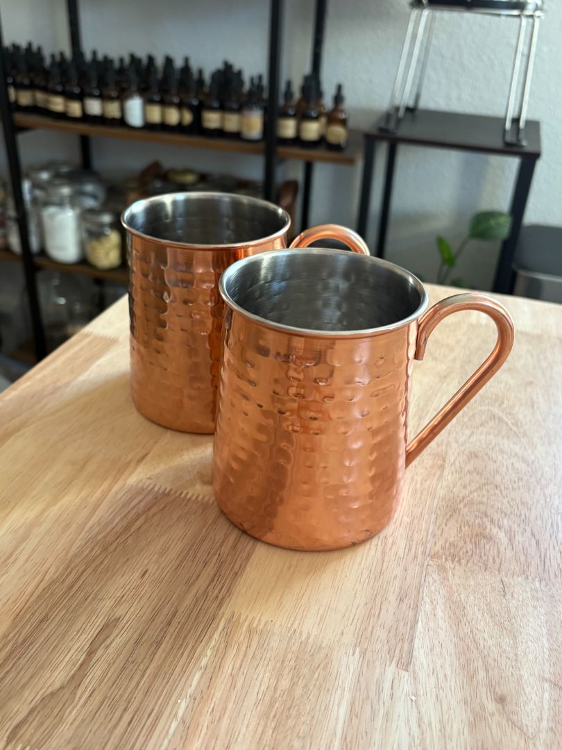 Copper mug set