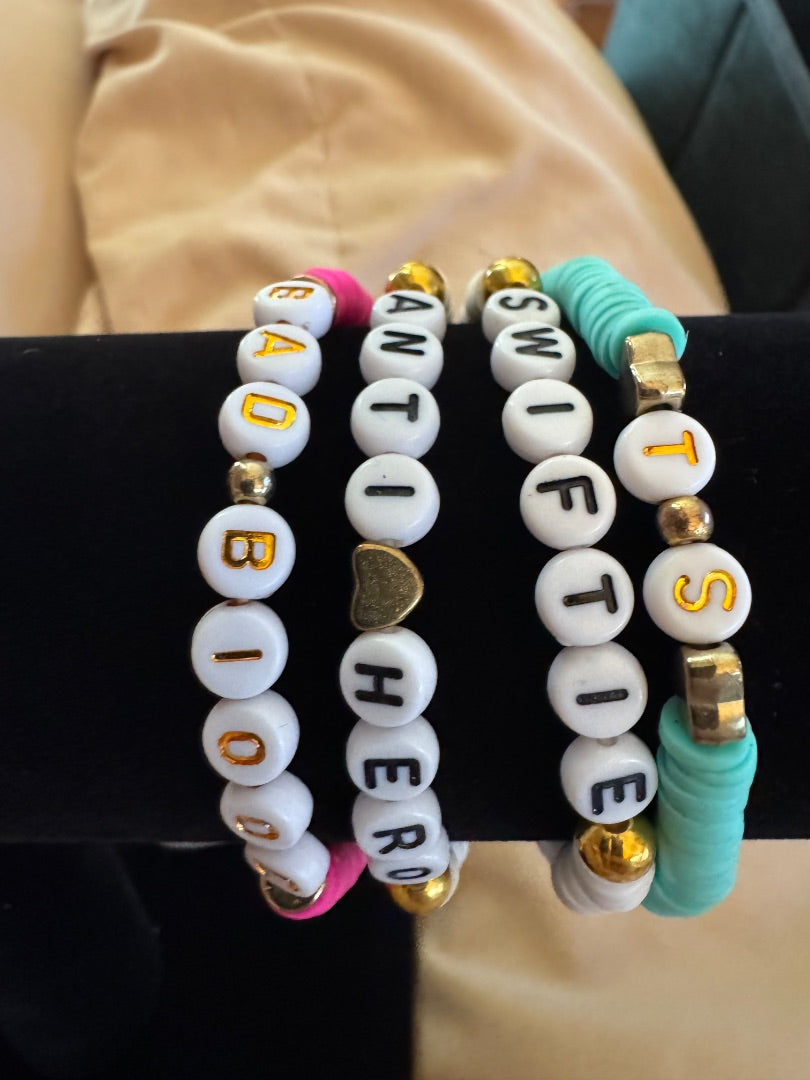 Taylor Swift bundle of 4 friendship bracelets