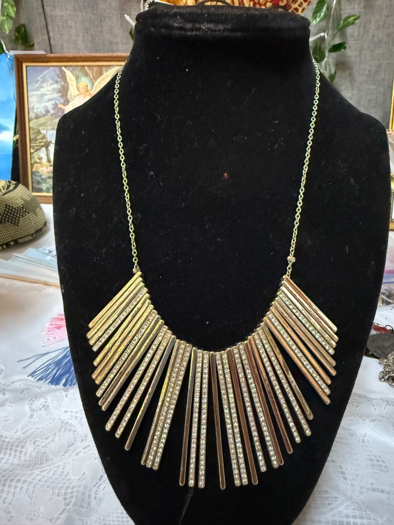 Gold tone Loft Necklace