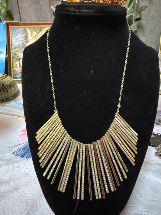 Gold tone Loft Necklace