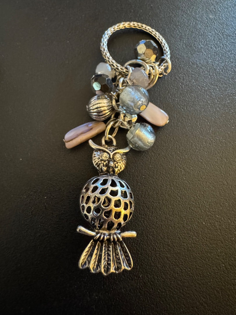 Owl dangle keychain