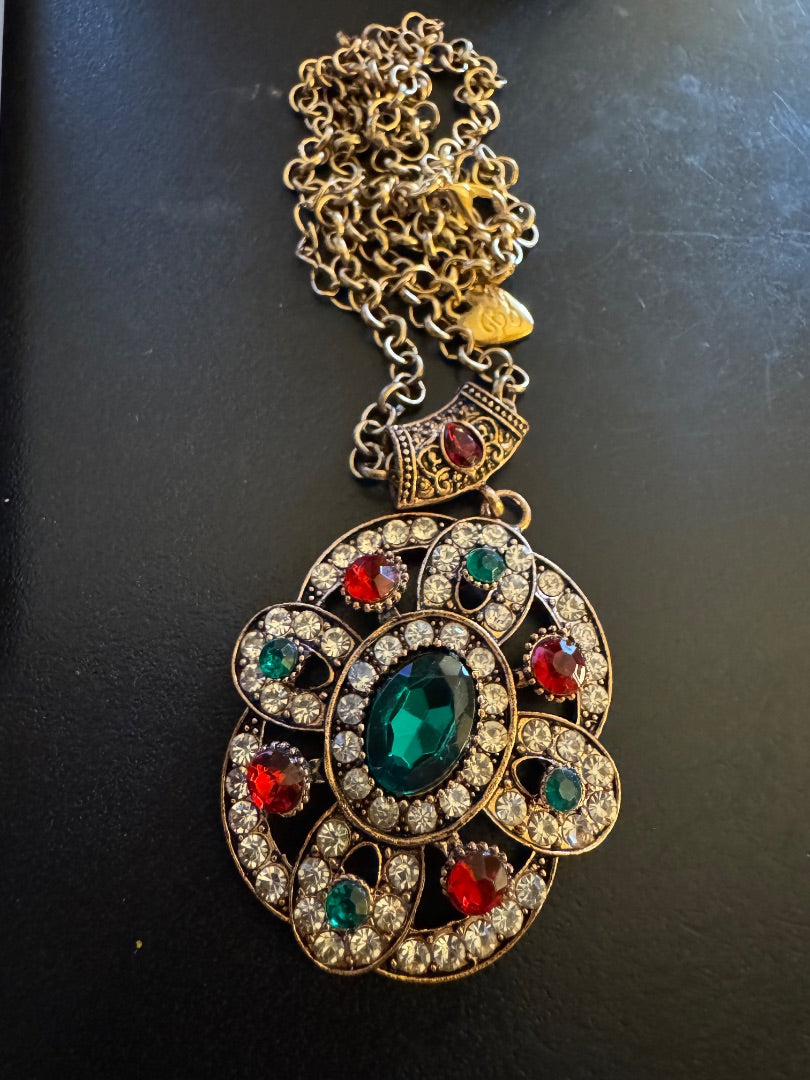 Betsy Johnson Medallion necklace