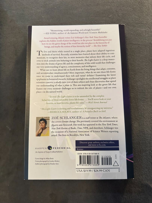 Paperback The Light Eaters, 8 x 4 x 1