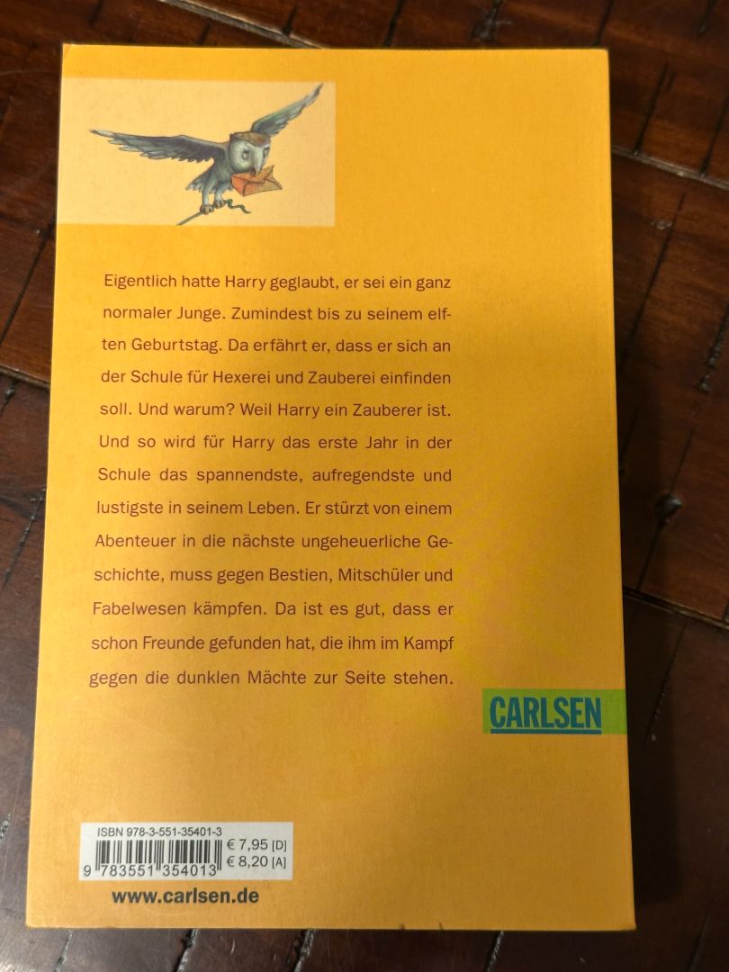 Paperback German: Harry Potter and the Goblet of Fire, 6 x 4 x 1