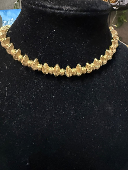 Gold tone Monet Necklace