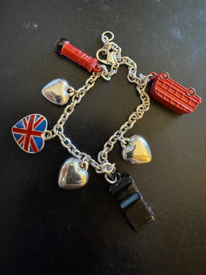 London - British theme charm bracelet