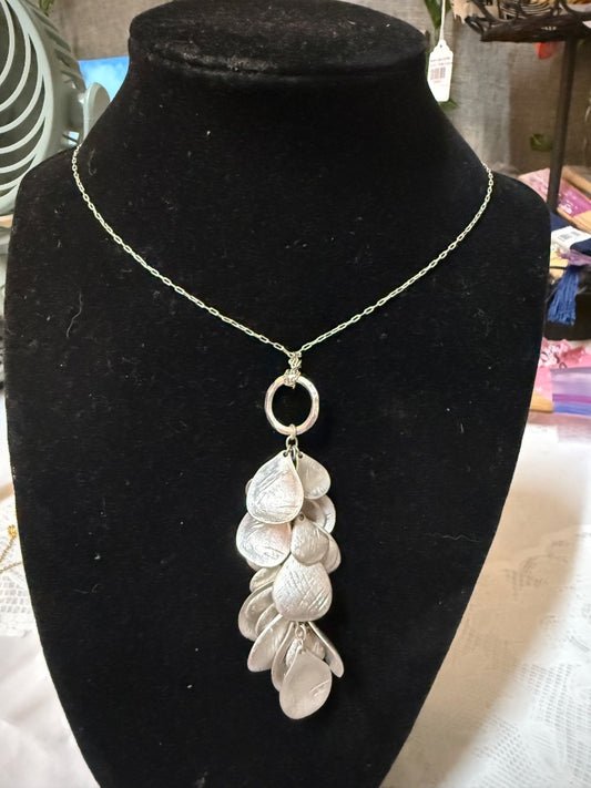 Silver tone Clearwater Creek Necklace