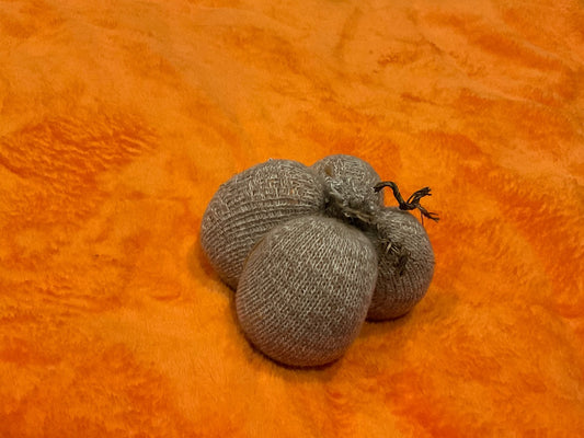 Burlap Handmade Rustic Burlap Pumpkin, Mini