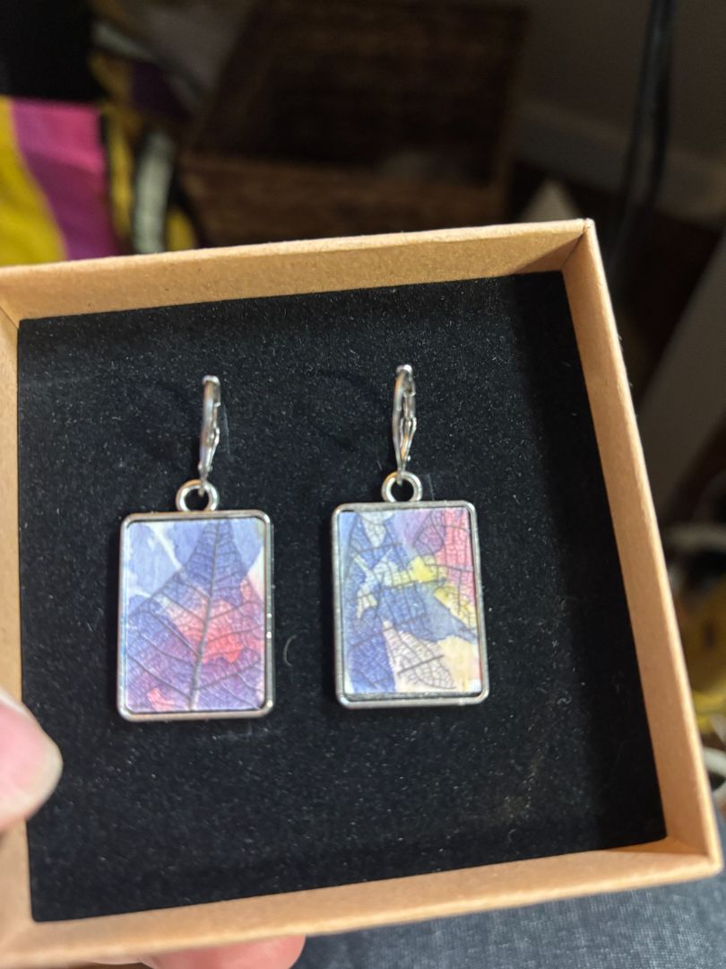 Flower/Leaf Earrings