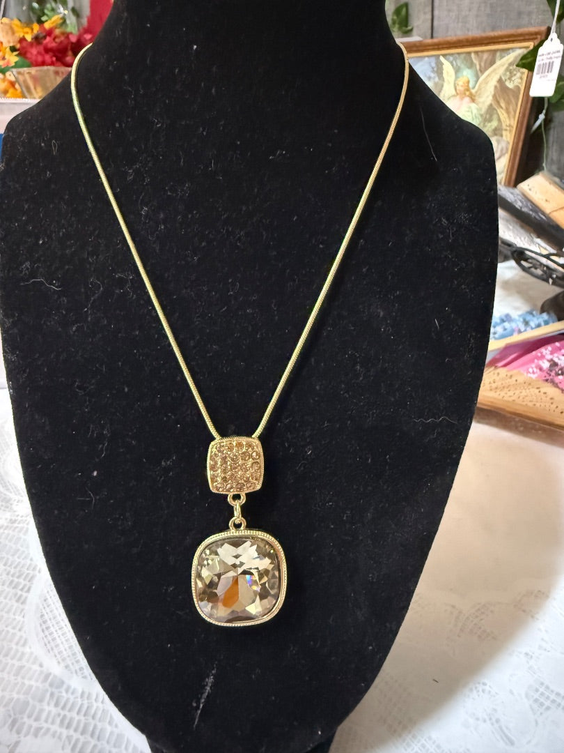 Gold tone Monet Necklace