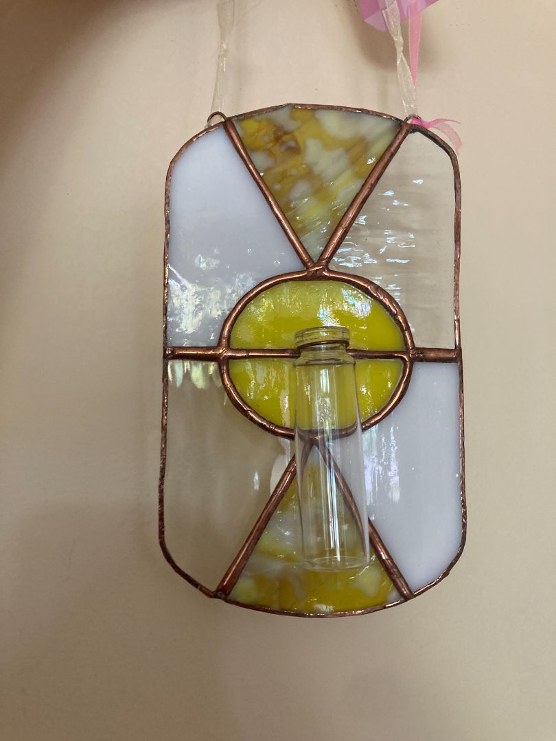yellow Stained glass plant propagation station