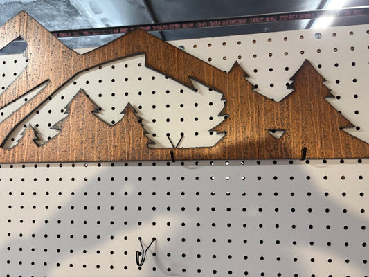 Mountain and Trees Art