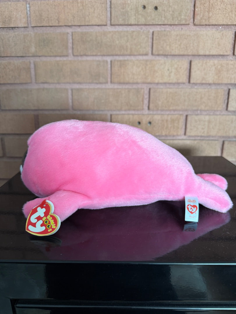 Pink Ty Beanie Boos Pierre the Pink Otter by Ty, 11” long