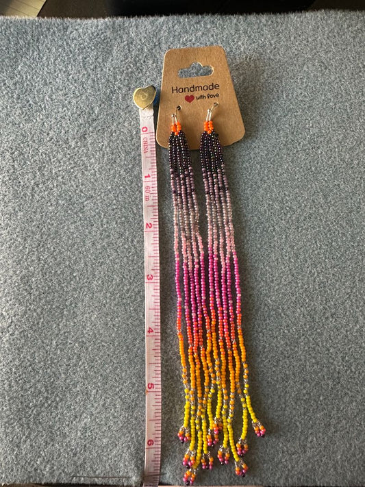Multi Always Bead Grateful Seed Bead Earrings, Varies