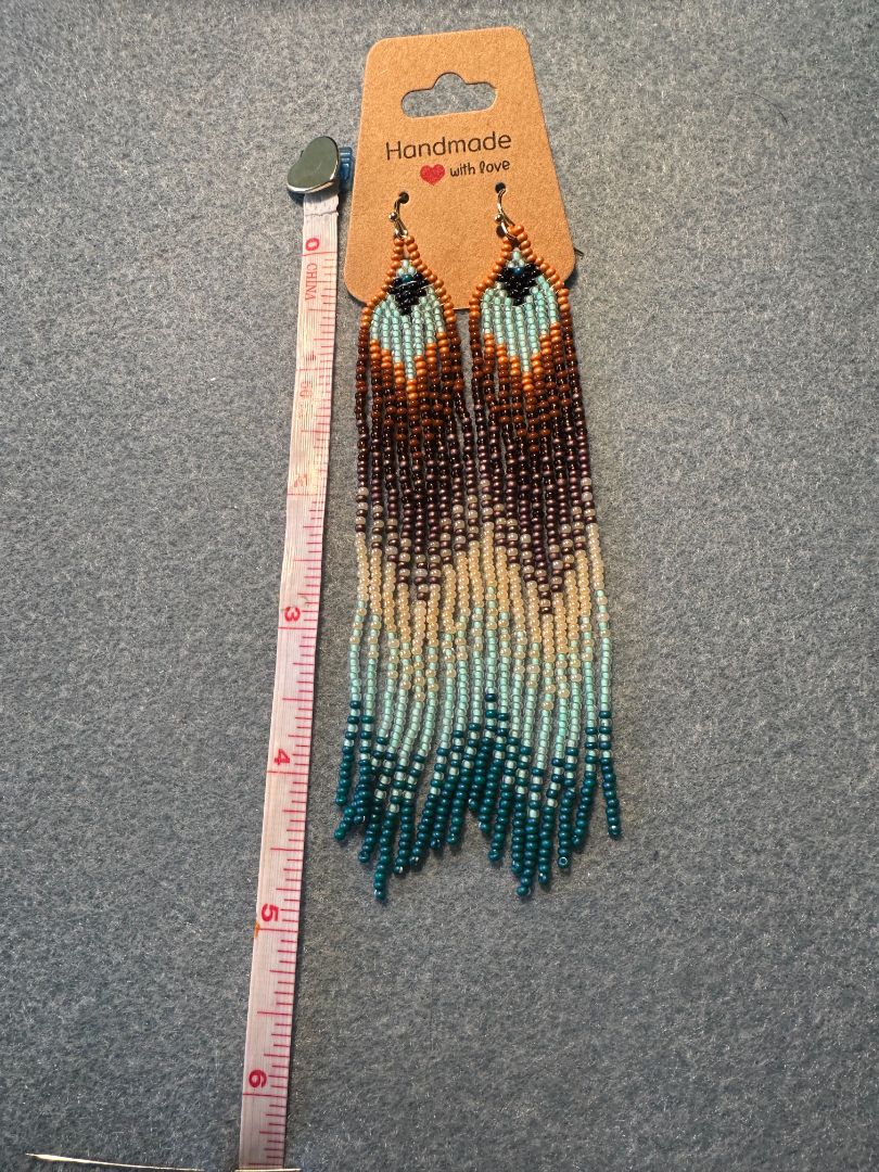 Multi Always Bead Grateful Seed Bead Earrings, Varies