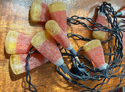 Vintage Candy Corn Lights