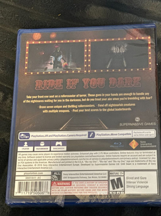 PS4- Rush of Blood Game, 8 x 4 x 1