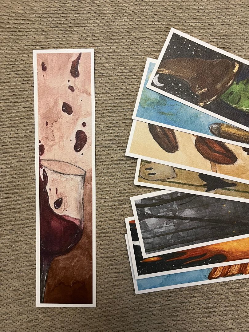 Multi Queer & Crafty Bookmark- Wine, 2x8.5