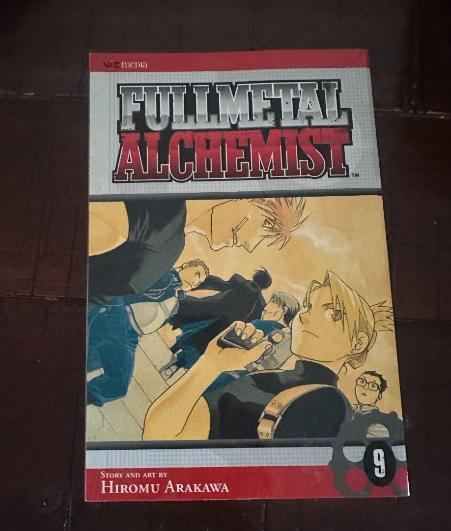 Full Metal Alchemist Vol 9 Manga, 8 x 4 x 1