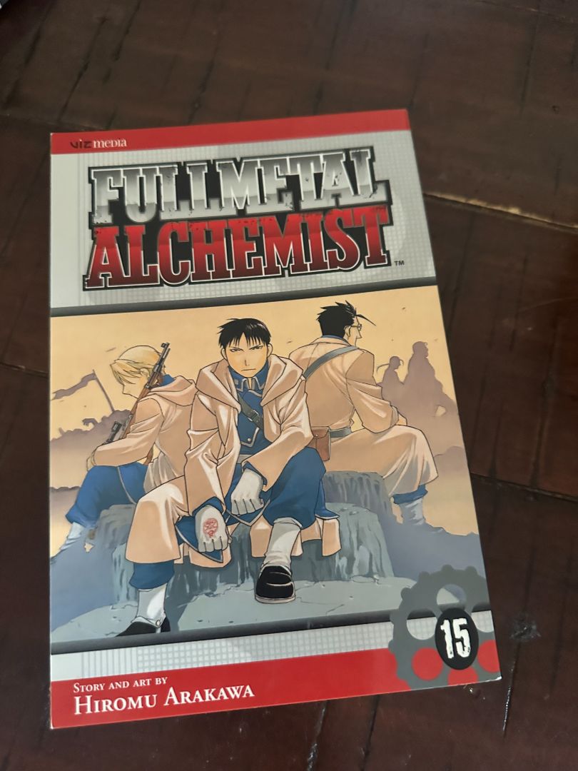 Full Metal Alchemist Vol 15 Manga, 8 x 4 x 1