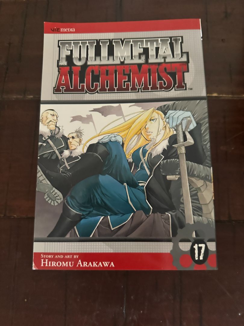 Full Metal Alchemist Vol 17 Manga, 8 x 4 x 1