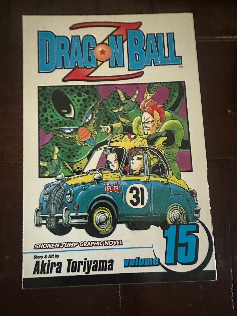 DragonBallZ Vol 15 Manga, 8 x 4 x 1