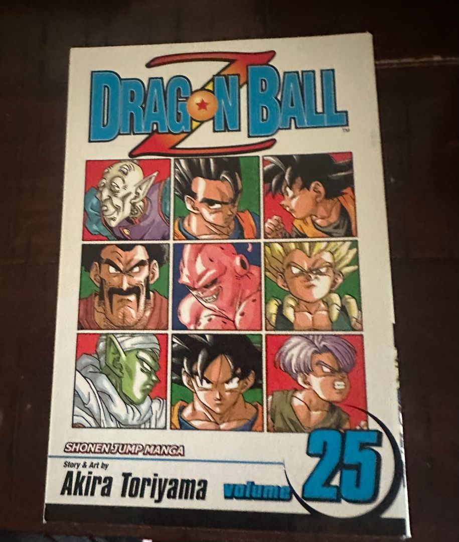 DragonBallZ Vol 25 Manga, 8 x 4 x 1