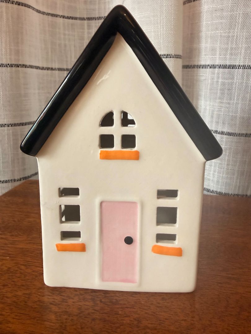 Ceramic Tall house Halloween